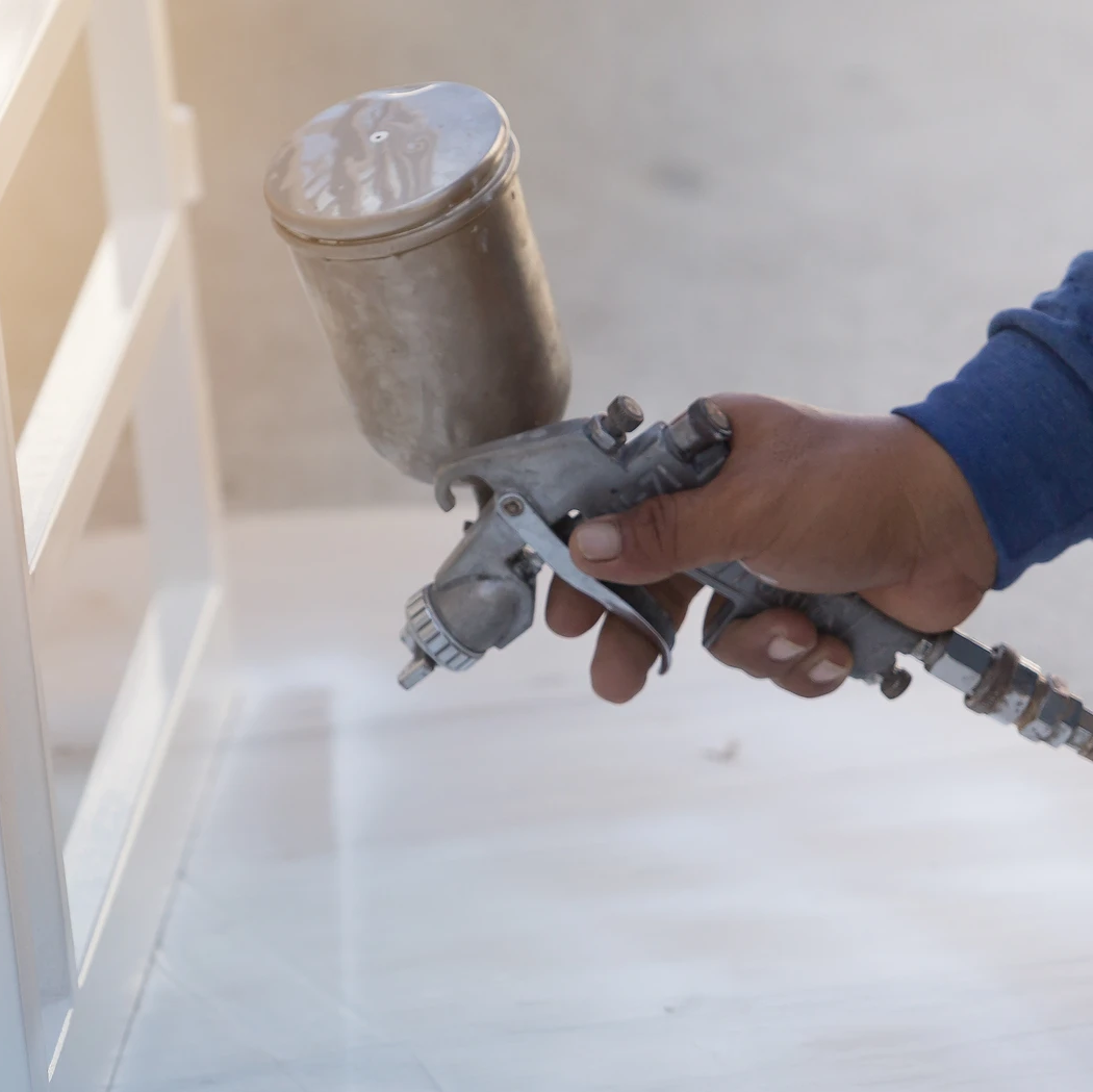 Lackeringsspruta används för att lackera aluminium